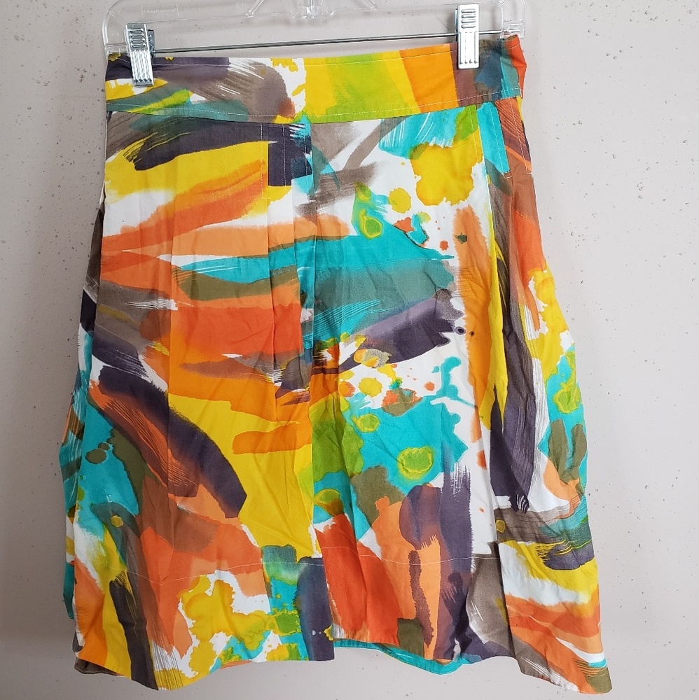 DKNY C Multicolor Skirt WomenSize 14